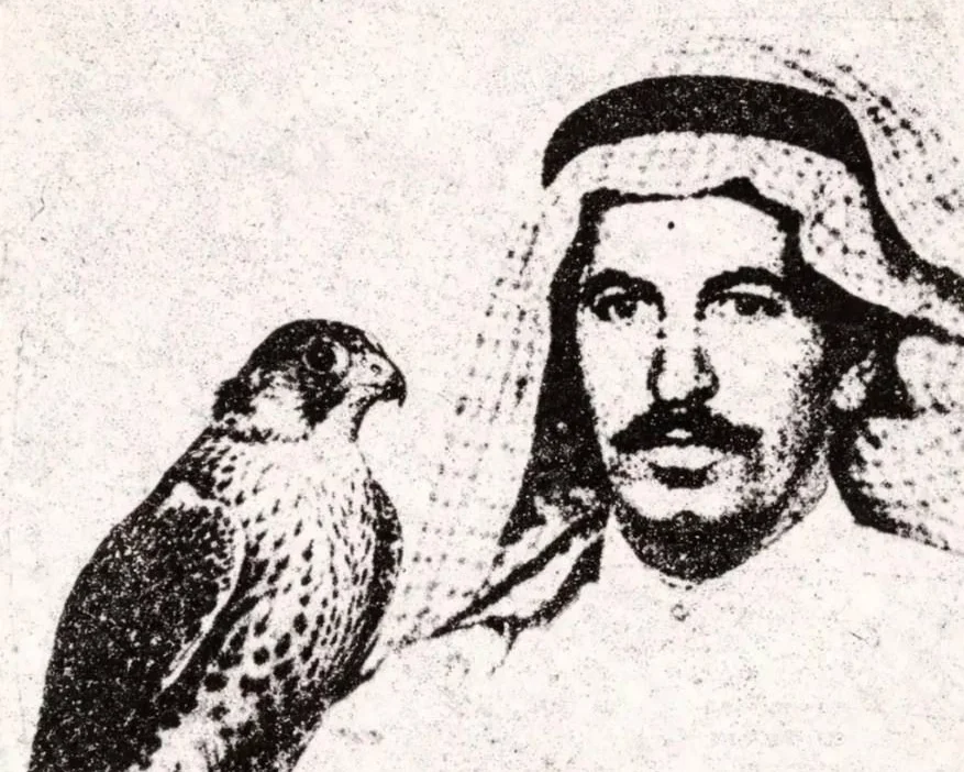 صورة نادره للشيخ والفارس مشنان بن سعود بن شخيتل القباني