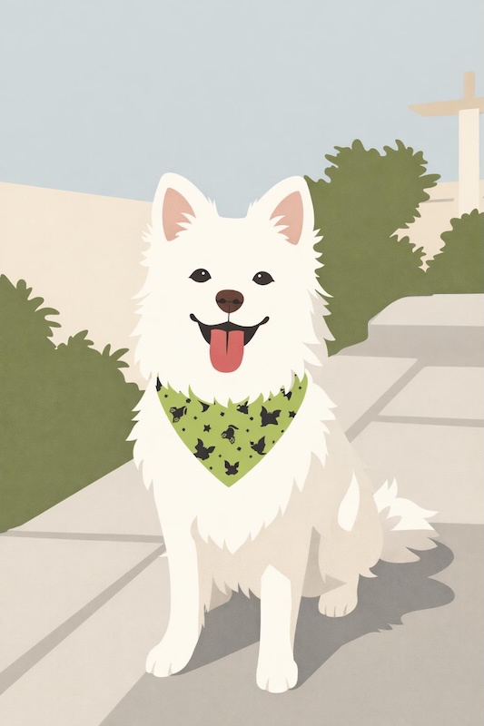 AI-personalised pet greeting card with your dog or cat photo