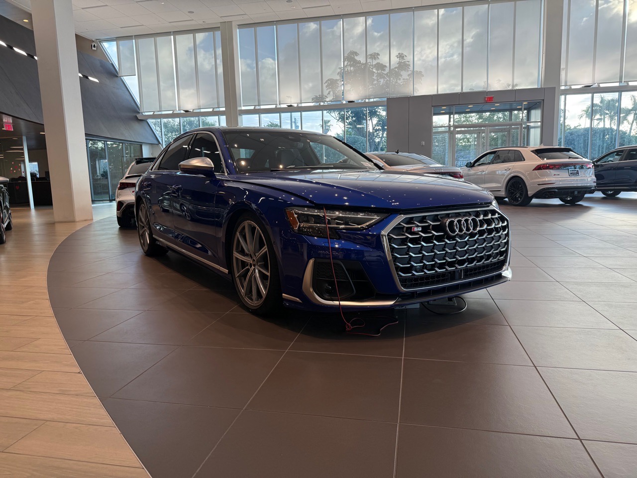 2025 Audi S8 - Blue exterior view 3