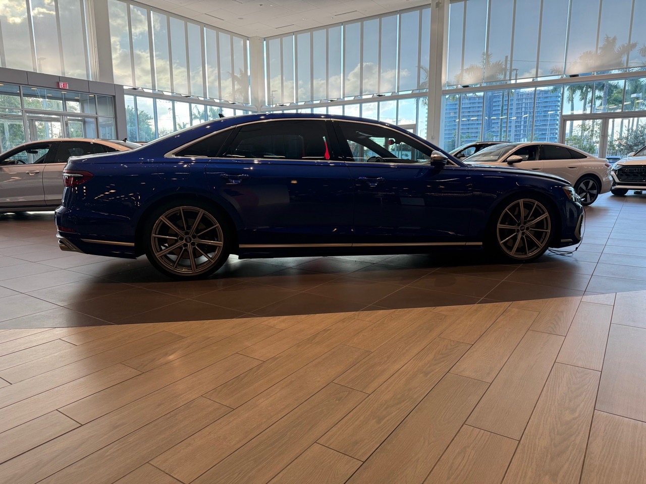 2025 Audi S8 - Blue exterior view 10