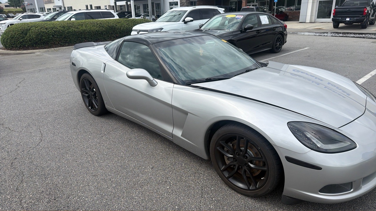 2008 Chevrolet Corvette Base — Machine Silver Metallic exterior view 3, for sale at Rnewman in Augusta, GA