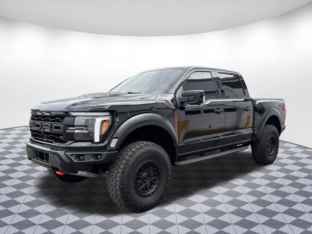 2025 Ford F 150 Raptor — Black exterior view 3, for sale at Jacobautodeals in Bellingham, WA