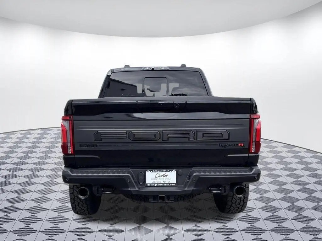 2025 Ford F 150 Raptor — Black exterior view 6, for sale at Jacobautodeals in Bellingham, WA