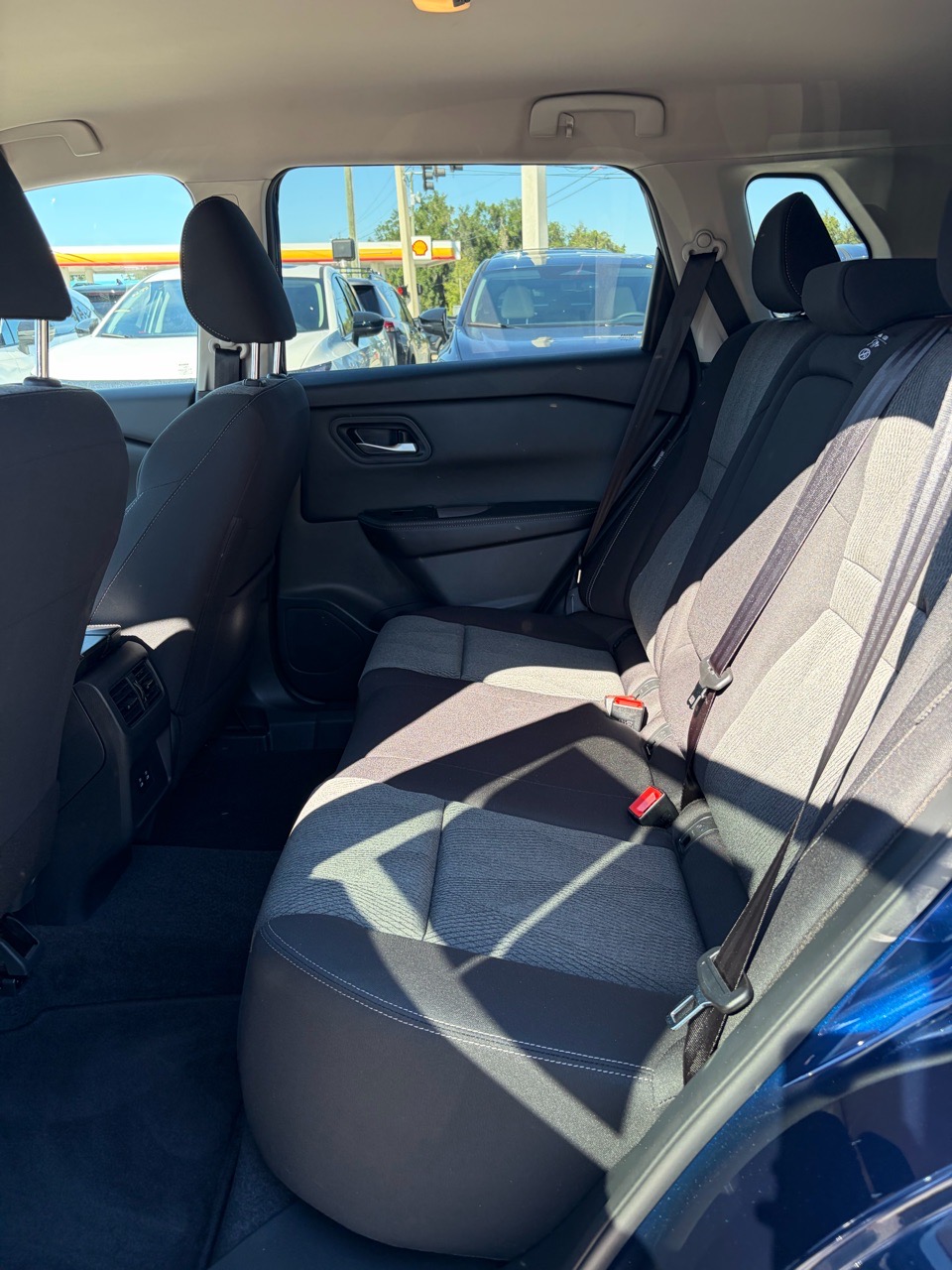 2026 Nissan Rogue SV — Deep Ocean Blue Pearl interior and detail view 11, for sale at Cbrasfield 36 in Lake City, FL