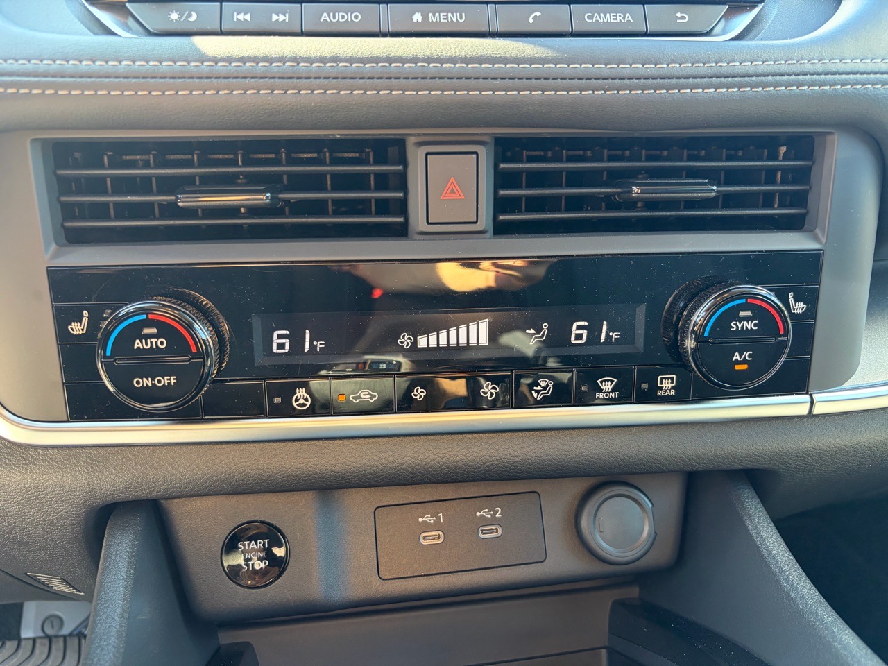 2026 Nissan Rogue SV — Deep Ocean Blue Pearl interior and detail view 14, for sale at Cbrasfield 36 in Lake City, FL