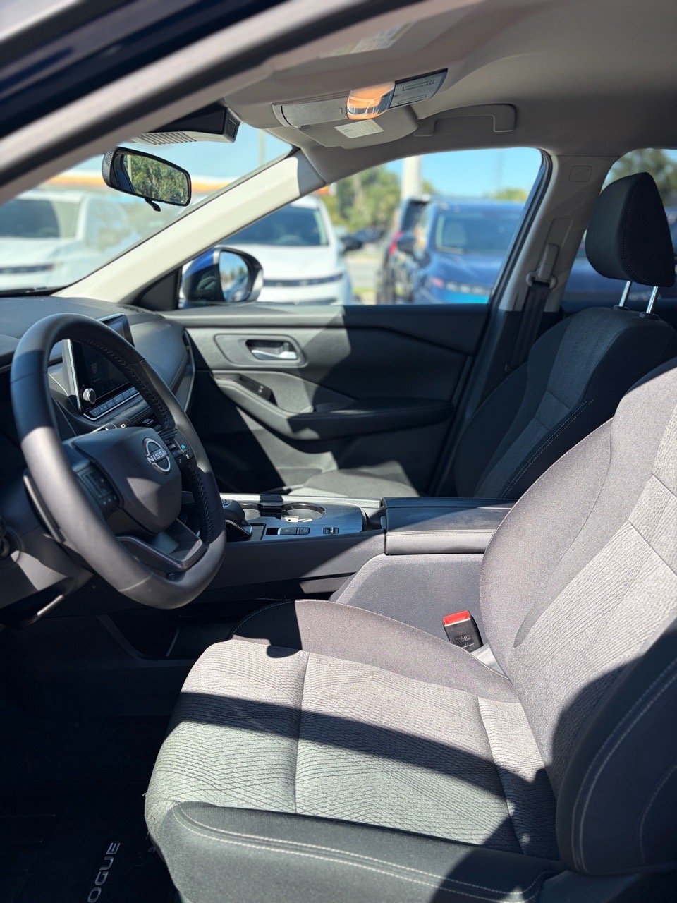 2026 Nissan Rogue SV — Deep Ocean Blue Pearl interior and detail view 10, for sale at Cbrasfield 36 in Lake City, FL
