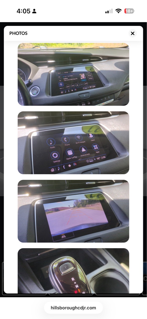 2022 Cadillac Xt4 Premium Luxury — Black interior and detail view 13, for sale at Jkhc 8889 in Hillsborough, NC