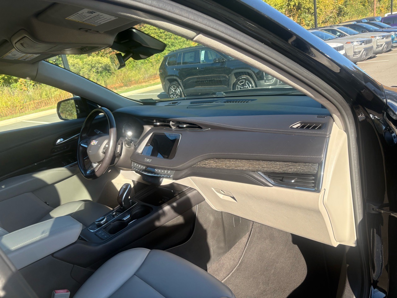 2022 Cadillac Xt4 Premium Luxury — Black exterior view 5, for sale at Jkhc 8889 in Hillsborough, NC