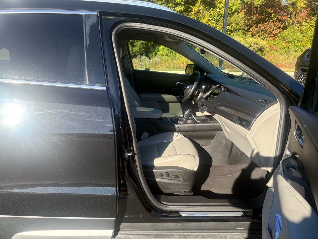 2022 Cadillac Xt4 Premium Luxury — Black exterior view 6, for sale at Jkhc 8889 in Hillsborough, NC
