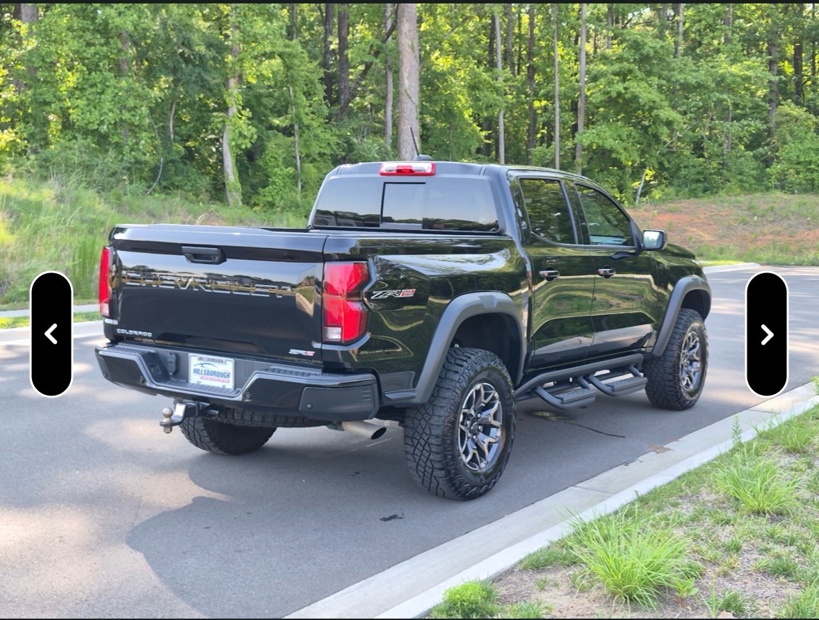 2024 Chevrolet Colorado ZR2 — Black exterior view 3, for sale at Jkhc 8889 in Hillsborough, NC