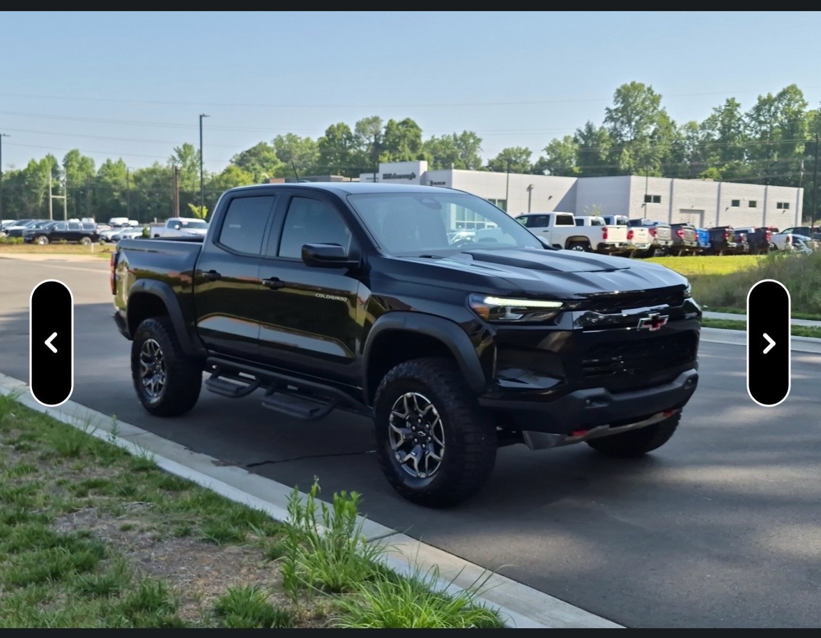 2024 Chevrolet Colorado ZR2 — Black exterior view 6, for sale at Jkhc 8889 in Hillsborough, NC