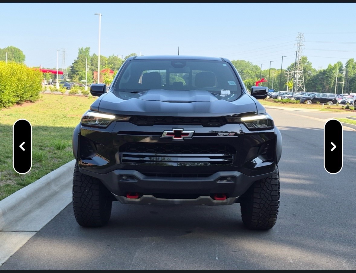2024 Chevrolet Colorado ZR2 — Black exterior view 7, for sale at Jkhc 8889 in Hillsborough, NC