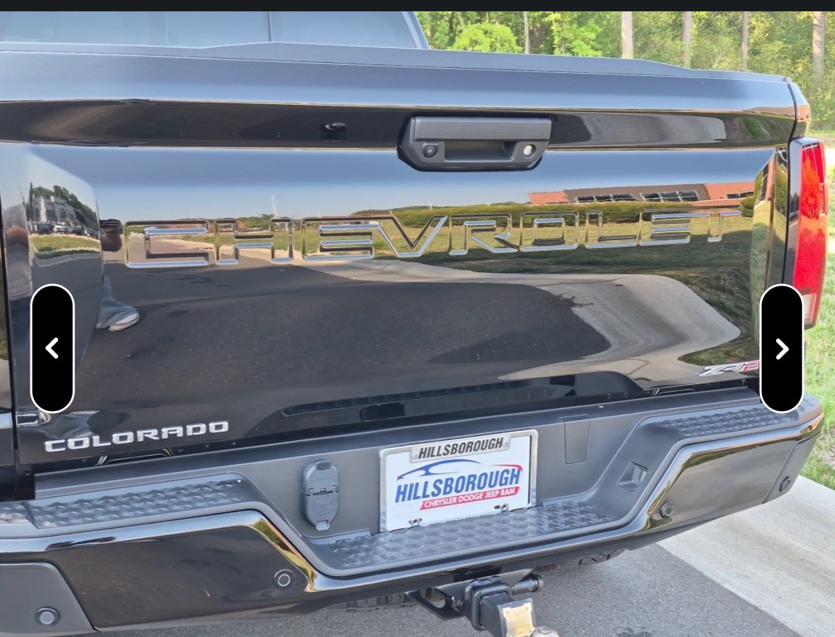 2024 Chevrolet Colorado ZR2 — Black interior and detail view 9, for sale at Jkhc 8889 in Hillsborough, NC