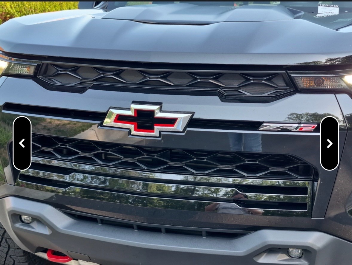 2024 Chevrolet Colorado ZR2 — Black interior and detail view 11, for sale at Jkhc 8889 in Hillsborough, NC