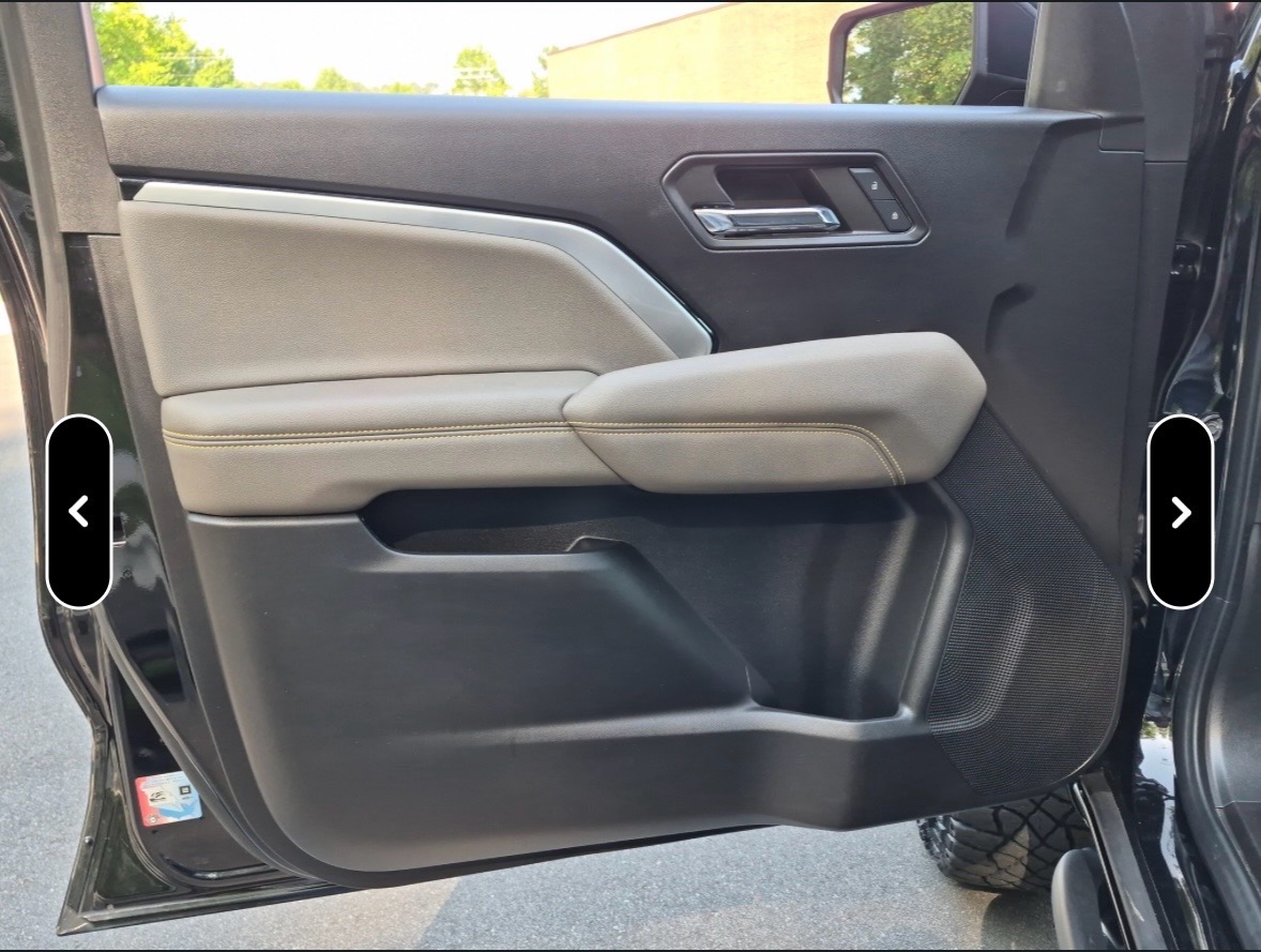 2024 Chevrolet Colorado ZR2 — Black interior and detail view 14, for sale at Jkhc 8889 in Hillsborough, NC
