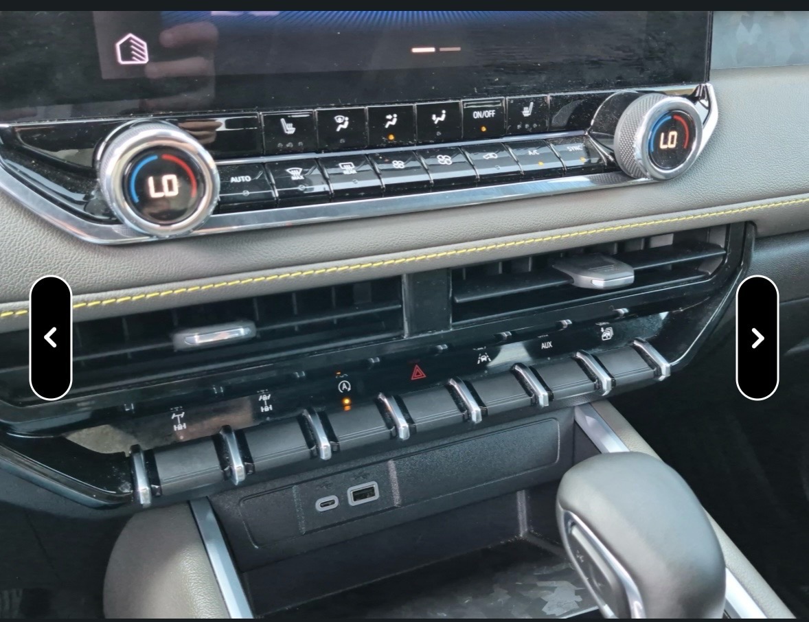 2024 Chevrolet Colorado ZR2 — Black interior and detail view 19, for sale at Jkhc 8889 in Hillsborough, NC