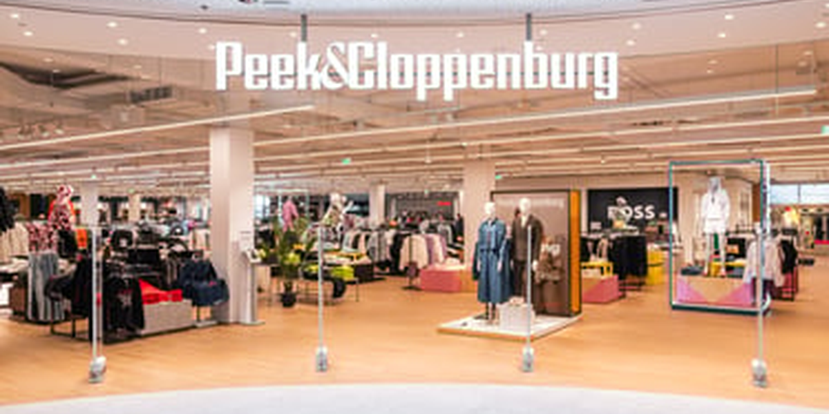 Peek & Cloppenburg fashion store with stylish clothing shops
