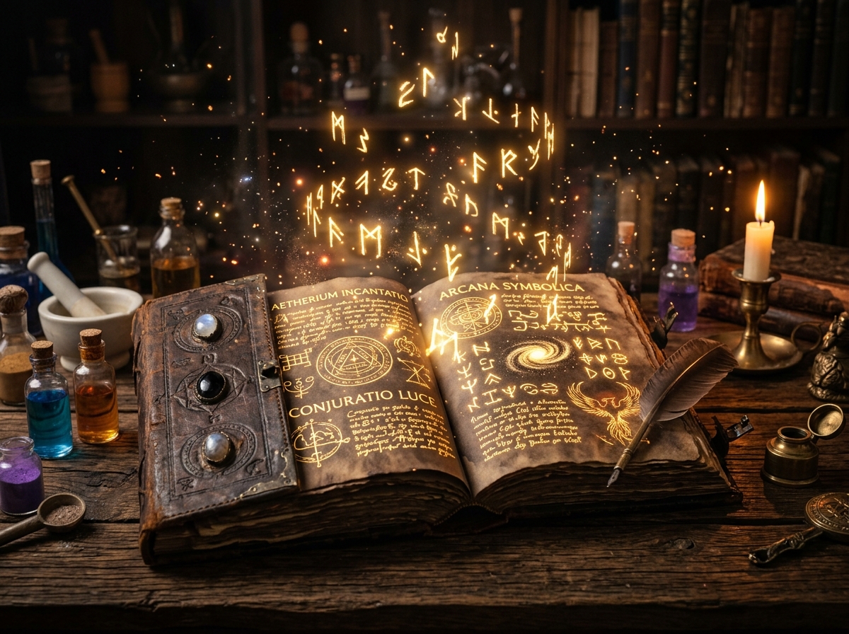 Wizard Spell Typography
