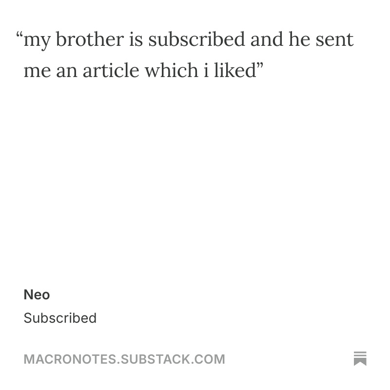 Premium Substack subscriber review