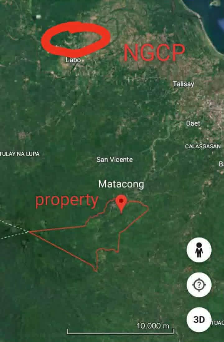 100.8-HECTARE PROPERTY FOR SALE – MATACONG, CAMARINES NORTE — Philippines