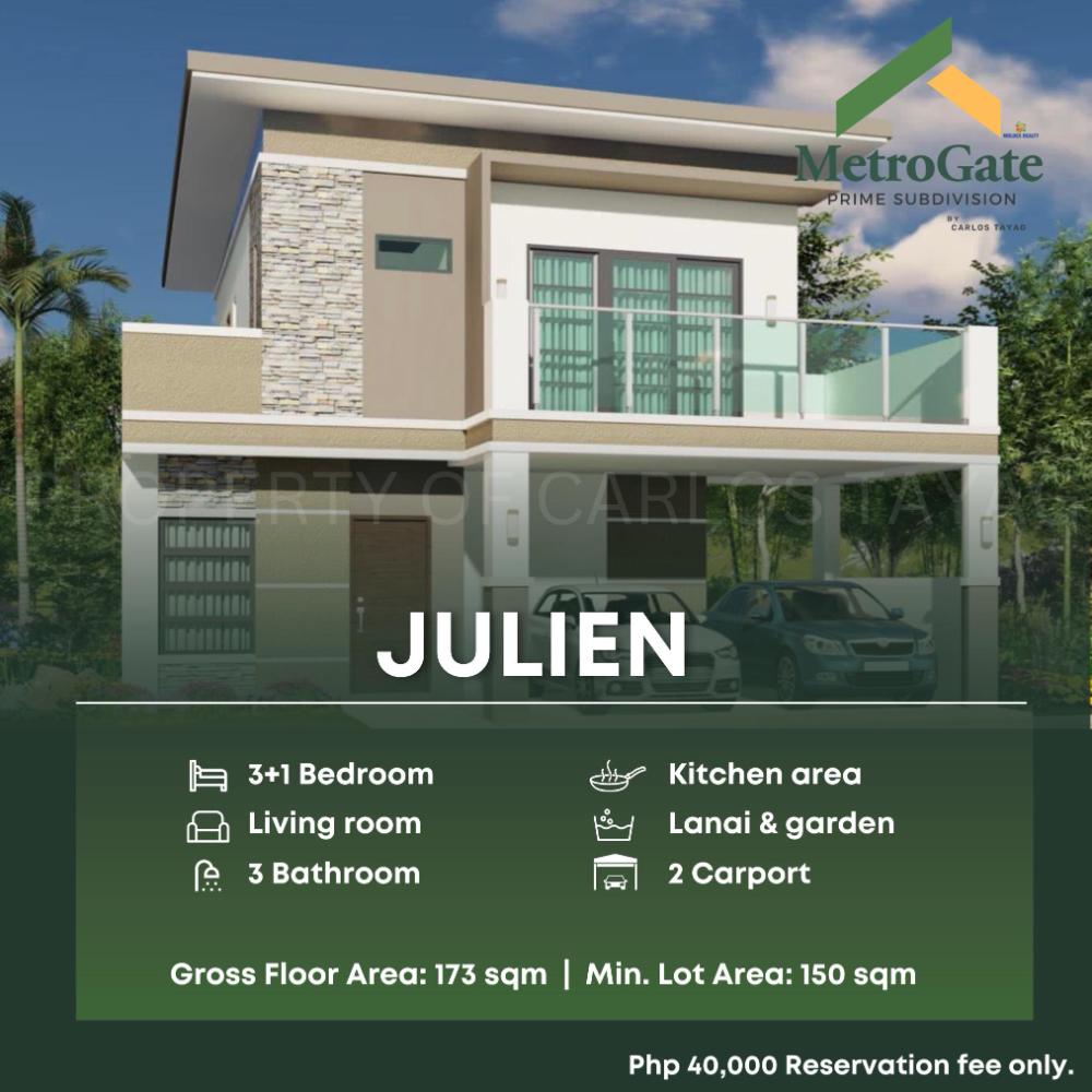 Metrogate Prime-  Julien Single Dettached 2 Storey — Philippines, 