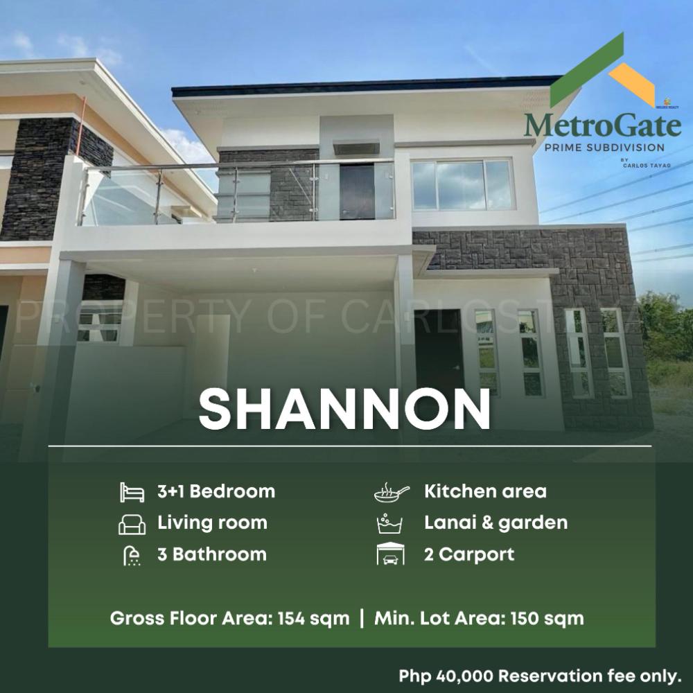 Metrogate Prime- Shannon Single Dettached 2 Storey — Philippines, 