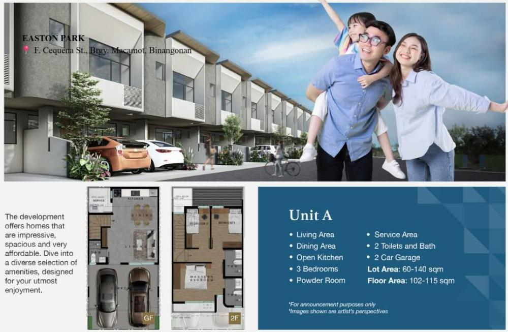 Easton Park Residences - 2BR UNIT B — Philippines, 