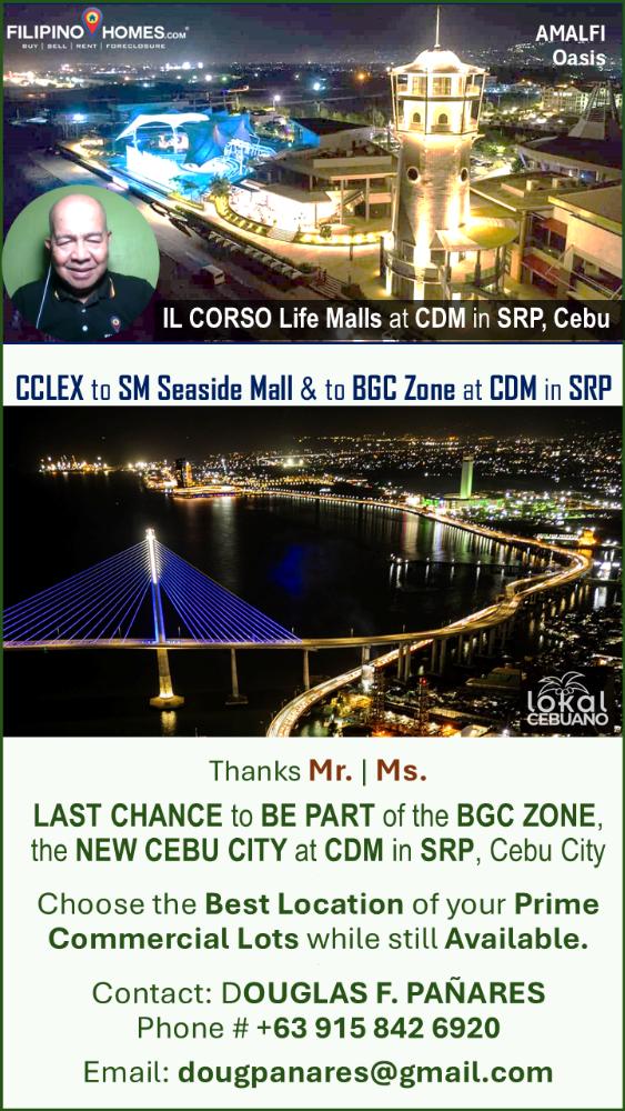 Business Game Changer - BGC Zone in Cebu City has been attracting locators; don't be left out and join in to be Profitable in Philippines,