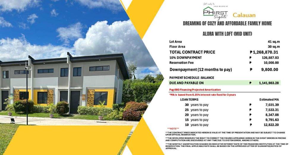 Phirspark Homes - Townhouse Alora Series in Philippines, 