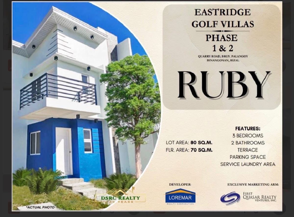 Eastridge Golf Villas - Single Attached Unit  — Philippines, 