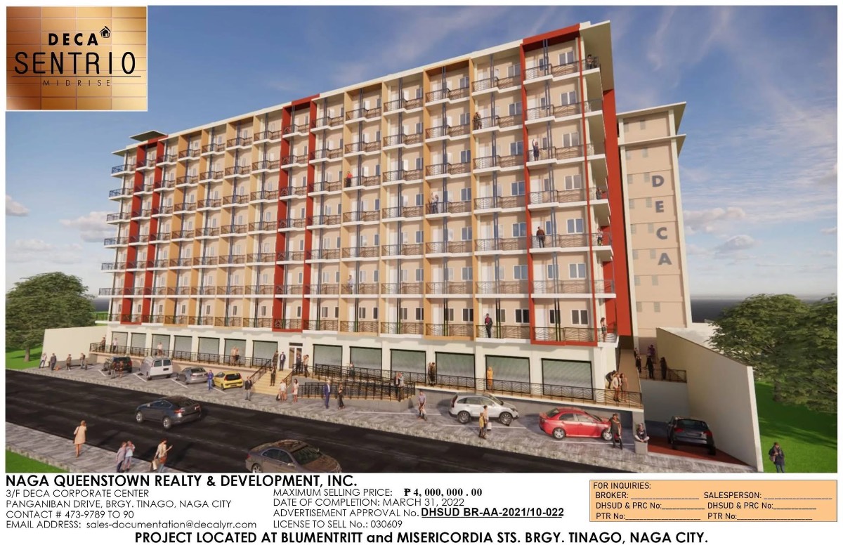 𝗗𝗘𝗖𝗔 𝗦ENTRIO CONDOMINIUM - 1 BR UNITS  in Philippines, 