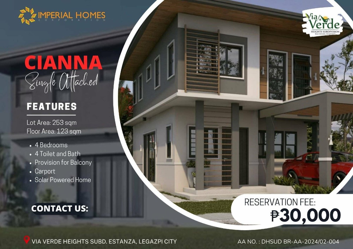 Via Verde Heights Subdivision - Single Attached (Cianna Model) in Philippines, 