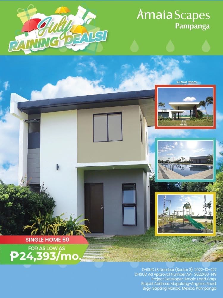 Amaia Scapes Pampanga - Single Detached Series 60 in Philippines, 