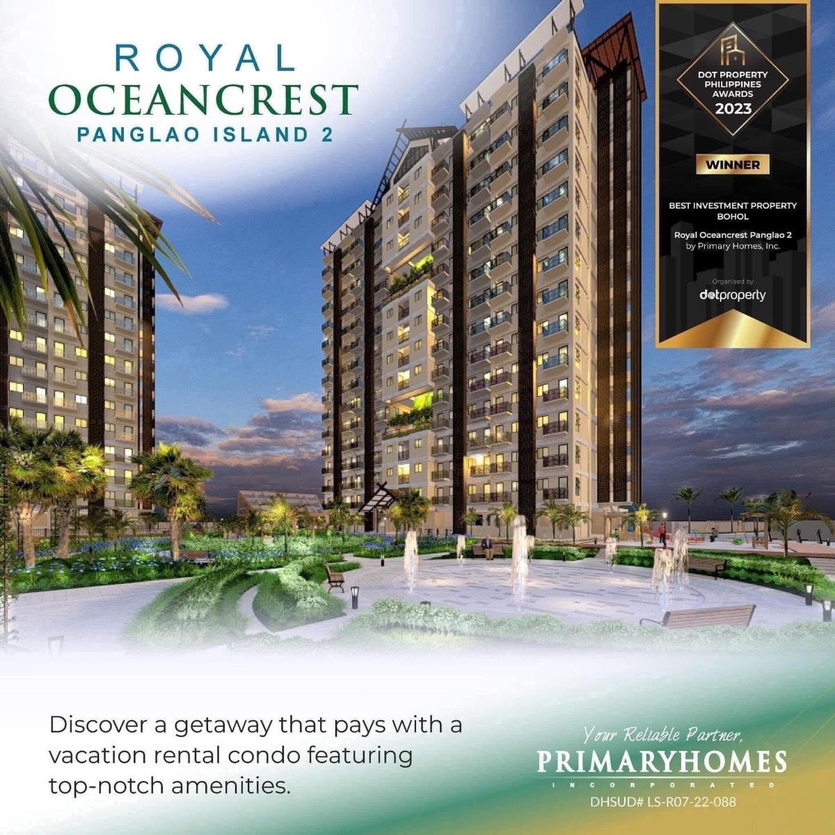 Royal Ocean Crest - Studio Type A Unit in Philippines, 