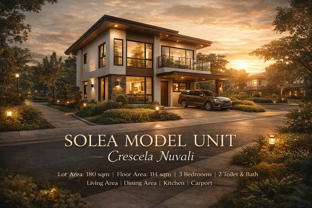 Nuvali Laguna - 2 Storey Single Dettached (Solea Model) in Philippines, 