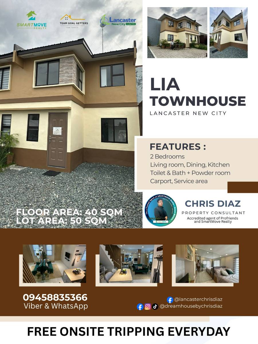 Lancaster Nae City - Townhouse ( Lia Model) in Philippines, 