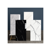 Kit 10 Placas Mármore Vinílico Adesivo 60x30 Parede Decoração Lavável