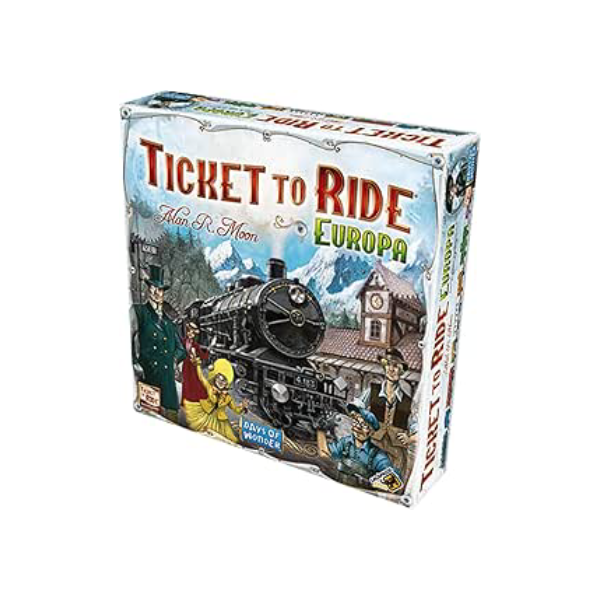 Galápagos, Ticket to Ride: Europa, Jogo de Tabuleiro para Família, 2 a 5 jogadores, 30 minutos por partida.