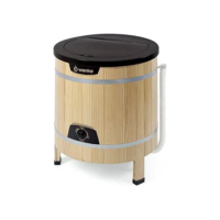 Lavadora de Roupas 5Kg Tradicional Caixa com Timer 220 Volts, Madeira Clara, Wanke