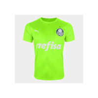 Camisa de Goleiro Palmeiras II 23/24 s/nº  Puma Masculina - Verde Limão