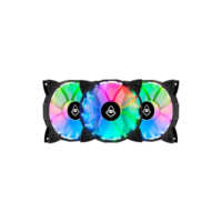 Kit Ventoinhas Mancer Z100 | Iluminação RGB | 3x120mm + Controladora | MCR-Z10RGB-01