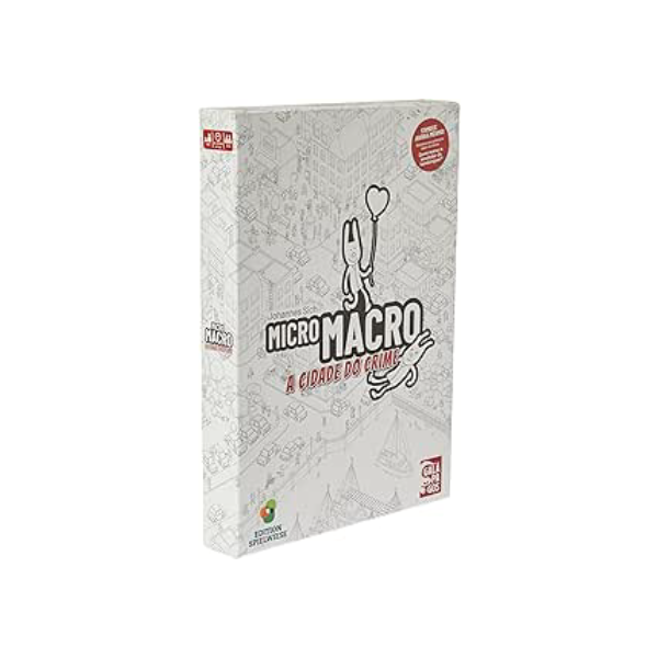 Galápagos, MicroMacro: A Cidade do Crime, Jogo de Tabuleiro para Amigos, 1-4 jogadores, 15-45 minutos por partida
