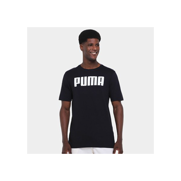Camiseta Puma Masculina - Preto