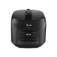 Panela de Pressão Elétrica 5L NutriPro Preta Midea 127V