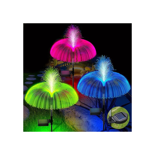 Luzes De Natal Medusa Dupla Camada Led Solar