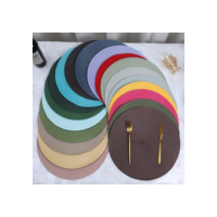 KIT 6 PS JOGO AMERICANO SOUSPLAT REDONDO 38cm