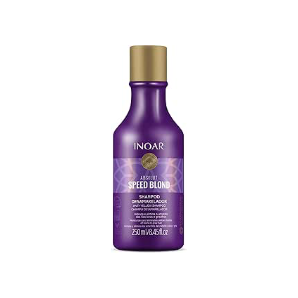 Shampoo Speed Blond Matizador 250Ml, Inoar, Transparente, 250 Ml