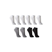 Kit Com 10 Pares De Meia Adulto Curta Walk Lupo