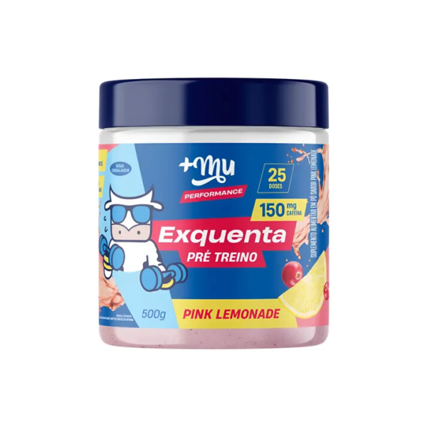 Pre Treino Exquenta Sabor Pink Lemonade 500g +Mu