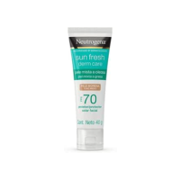 Neutrogena Sun Fresh Protetor Solar Facial Para Pele Oleosa Derm Care Pele Morena FPS 70,40g